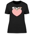 thumbnail image 1 of Cute Dogs On A Heart Doodle T-Shirt Women -Image by Shutterstock, Female x-Large, 1 of 2