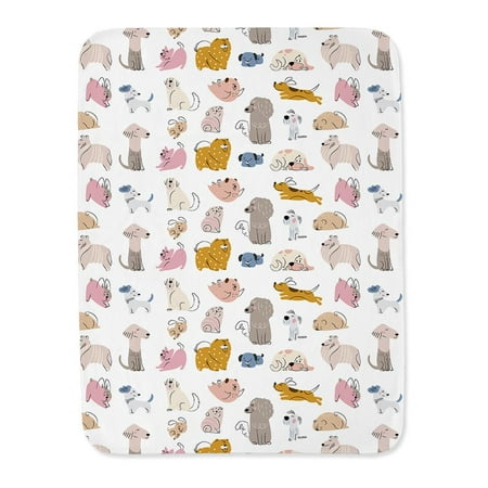 Cute Dogs Pattern Blanket -Image by Shutterstock,
