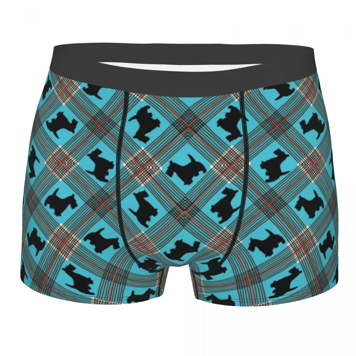 Cute Dogs Scottish Terrier Print Boxer Shorts For Men 3D Printed Male ...