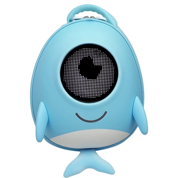 Cute Dolphin Backpack with Smart LED Digital Display Waterproof Lightweight Cartoon School Bag