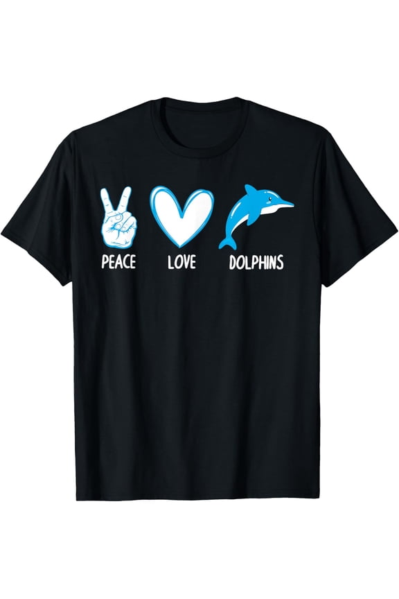 Cute Dolphin Design For Men Women Kids Aquatic Dolphin Lover T-Shirt mens t shirt,black,women,funny,misfits,men,journey
