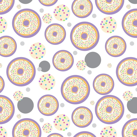 Cute Donut Pastel Sprinkles Spring Yummy Premium Gift Wrap Wrapping Paper Roll