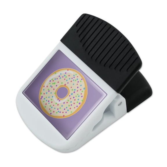 Cute Donut Pastel Sprinkles Spring Yummy Refrigerator Fridge Magnet Magnetic Hanging Hook Note Snack Clip