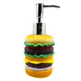 thumbnail image 1 of Cute Donut Soap Dispenser Hand Soap Dispenser for Bathrooms Kitchen Countertops Hamburger, 1 of 8
