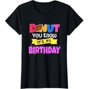 Cute Donut You Know Its My Birthday Doughnut Gift T-Shirt