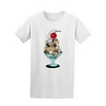 thumbnail image 1 of Cute Doodle Cat Ice Cream Tee Men's -Image by Shutterstock, 1 of 2