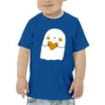 thumbnail image 1 of Cute Doodle Ghost W Heart T-Shirt Toddler -Image by Shutterstock,  4 Toddler, 1 of 4