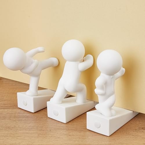 Cute Door Stopper, 3 Pcs, Decorative Door Wedge for Home and Office Floor, Decoration Doorstop(Patented)$$Office