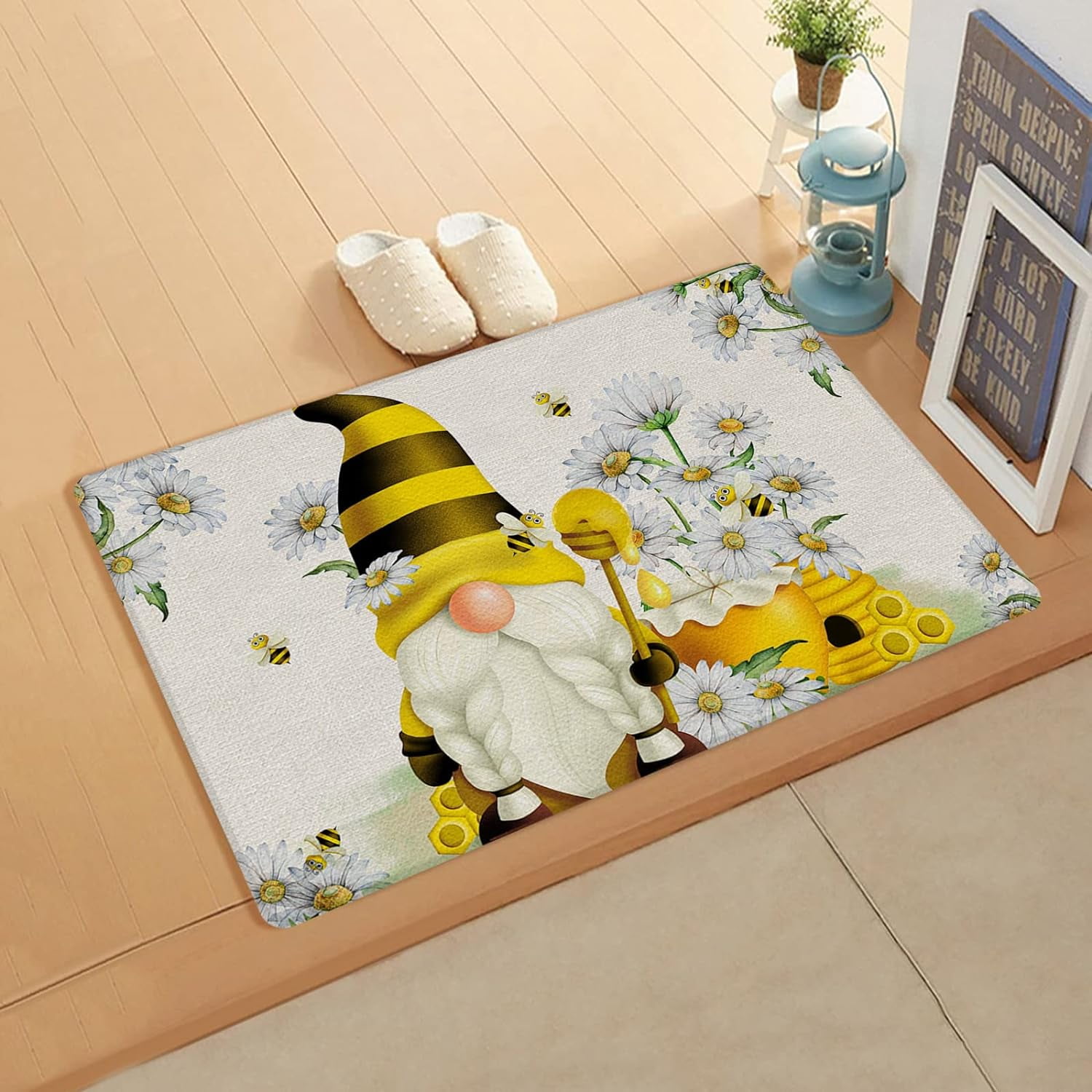 Cute Doormat for Apartment Door Summer Rectangular Door Mat Indoor