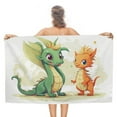 thumbnail image 1 of Cute Dragon Baby Beach Towel – with A Unique Design, Extra Large,XL (32”x 63”) for Kids & Adults, 1 of 7