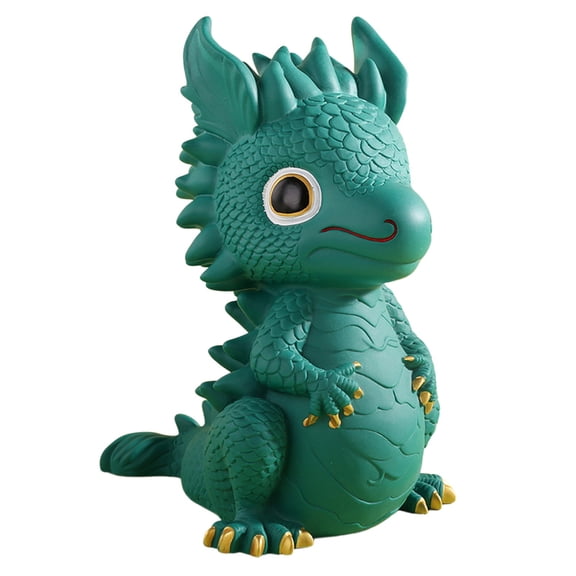 Cute Dragon Enamel Piggy Bank For Kids Vinyl Savings Coin Box As News Year Gift Decor