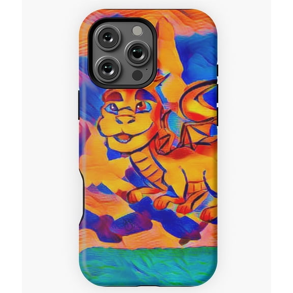 Cute Dragon Fantasy Magical Creature Phone Case for iPhone 16 15 14 13 12 11 Pro Max