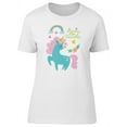 thumbnail image 1 of Cute Dream Like A Magic Unicorn Tee Women's -Image by Shutterstock, 1 of 4