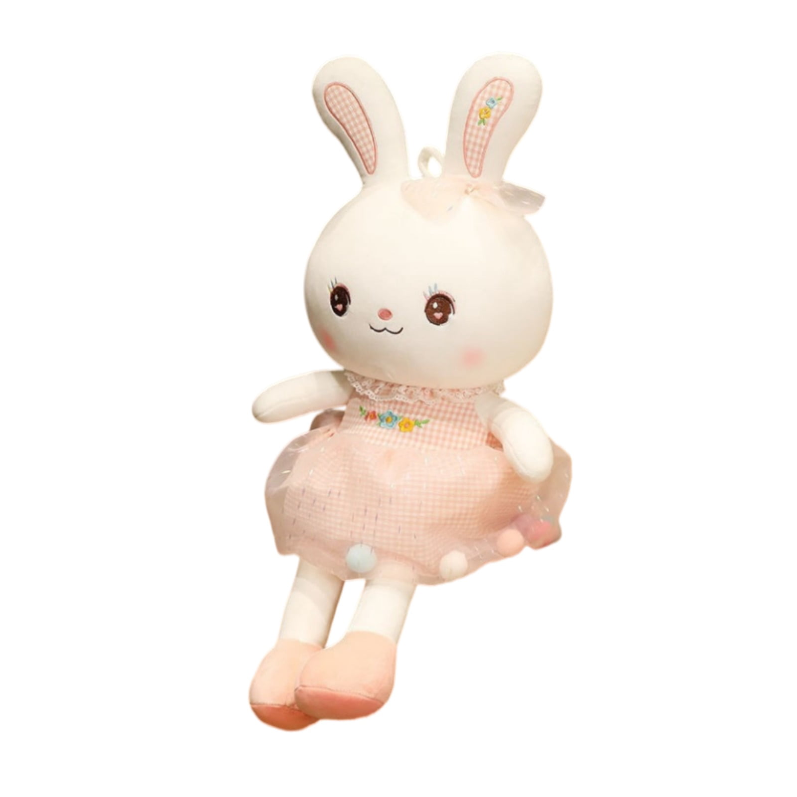 Cute Dress Bunny Plush Toy Soft Stuffed Rabbit Doll Gift Plush Animal Toy Decoration