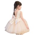 thumbnail image 1 of Cute Dresses for Kids Girls Dresses Summer Ruffle Sleeve Mesh A Line Casual Party Dresses Belted Dress with Pockets 5-14 Years Toddler Girl Dress Ruffle Sleeve Crossback Strap, 1 of 4
