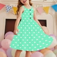 thumbnail image 1 of Cute Dresses for Girls with Pockets Size 2-12 Sleeveless Sundresses Toddlers Kids Trendy Polka Dot Printed Pullover Going-Out Dress Summer, 1 of 8