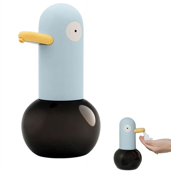 Cute Duck Automatic Touchless Foaming Soap Dispenser, Rechargeable Hand-Free Foam Sanitizer for Bathroom Kitchen Countertop, Easter Mother’s Day Gift
