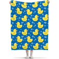 thumbnail image 1 of Cute Duck Blanket Lightweight Flannel Throw Blanket Gifts for Girls Women in All Season Blanket for Bed/Couch/Sofa 60"x80" for Adult, 1 of 6