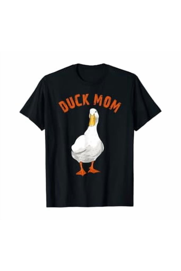 Cute Duck Mom Lover Illustration Gift Duck Owner Gifts T-Shirt