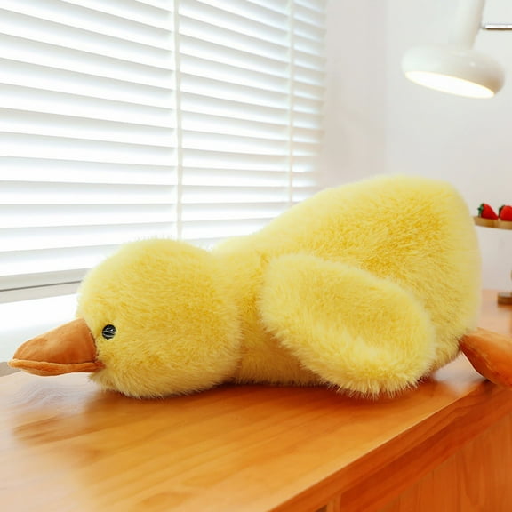 Cute Duckling Pillow for Kids - Soft and Cuddly Stuffed Animal Cushion for Home and Child's Comfort
