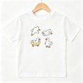 thumbnail image 1 of Cute Ducks Boys Graphic Tees Summer Water Kids T-Shirt 100% Cotton Short Sleeve Tops Ages 4-13Y, 1 of 5