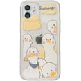 thumbnail image 1 of Cute Ducks Pattern Clear  for iPhone Case (Clear,iPhone 14 Pro), 1 of 6