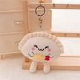 thumbnail image 1 of Cute Dumpling Plush Keychain Soft Stuffed Animal Toy for Kids Adults Handmade, 1 of 3