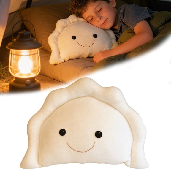 Cute Dumpling Plush Pillow,12 Inch Pierogi Pillow,Stuffed Pierogi Plush, Soft Hugging Gifts For Families And Friends