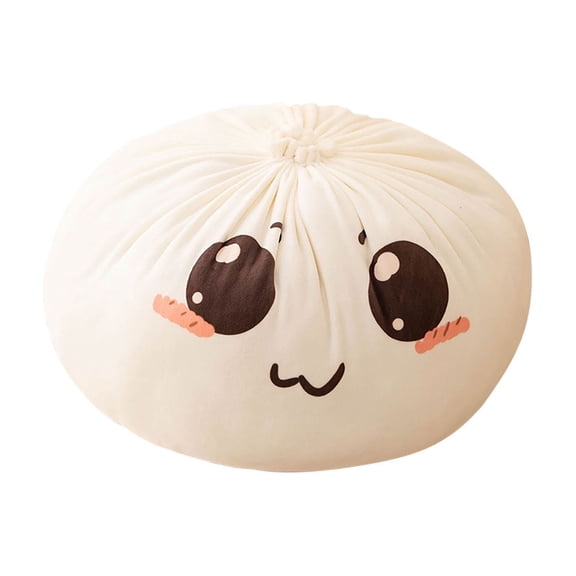 Cute Dumpling Plush Pillow,Funny Food Soup Stuffed Plushies Toys,Soft Hugging Gifts for Kids Adults 7.8 Inch B