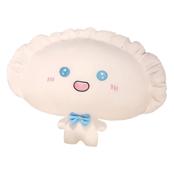Cute Dumpling Plush Pillow, Ongmies Dumpling Shaped Accent Cushion, Pierogi Dumpling Shaped Pillow, Decorative Throw Pillow for Sofa, Couch & Living Room Decor