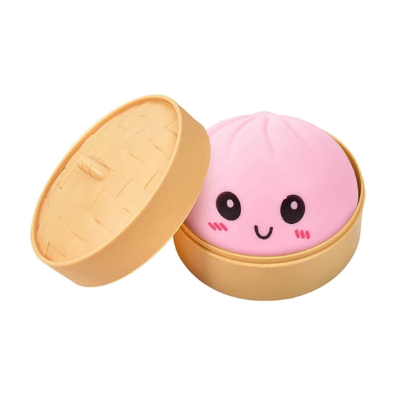 Cute Dumpling Squishy Sugar Stress Ball,Soft Dumpling Stress Relief Sugar Ball Squishy Ultra Squishy and Moldable Slow Rise Relaxing Sensory Fidget Stress for Anxiety Relief