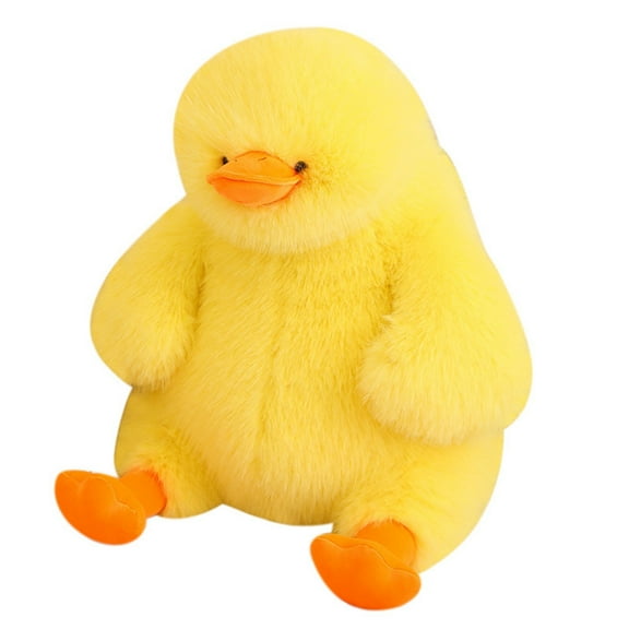Cute Dun Duck Pillow Plush Doll Soft Stuffed Animal Decor Gift For Girls Christmas Holiday 15.75X11.81X7.87In 0.79Lb