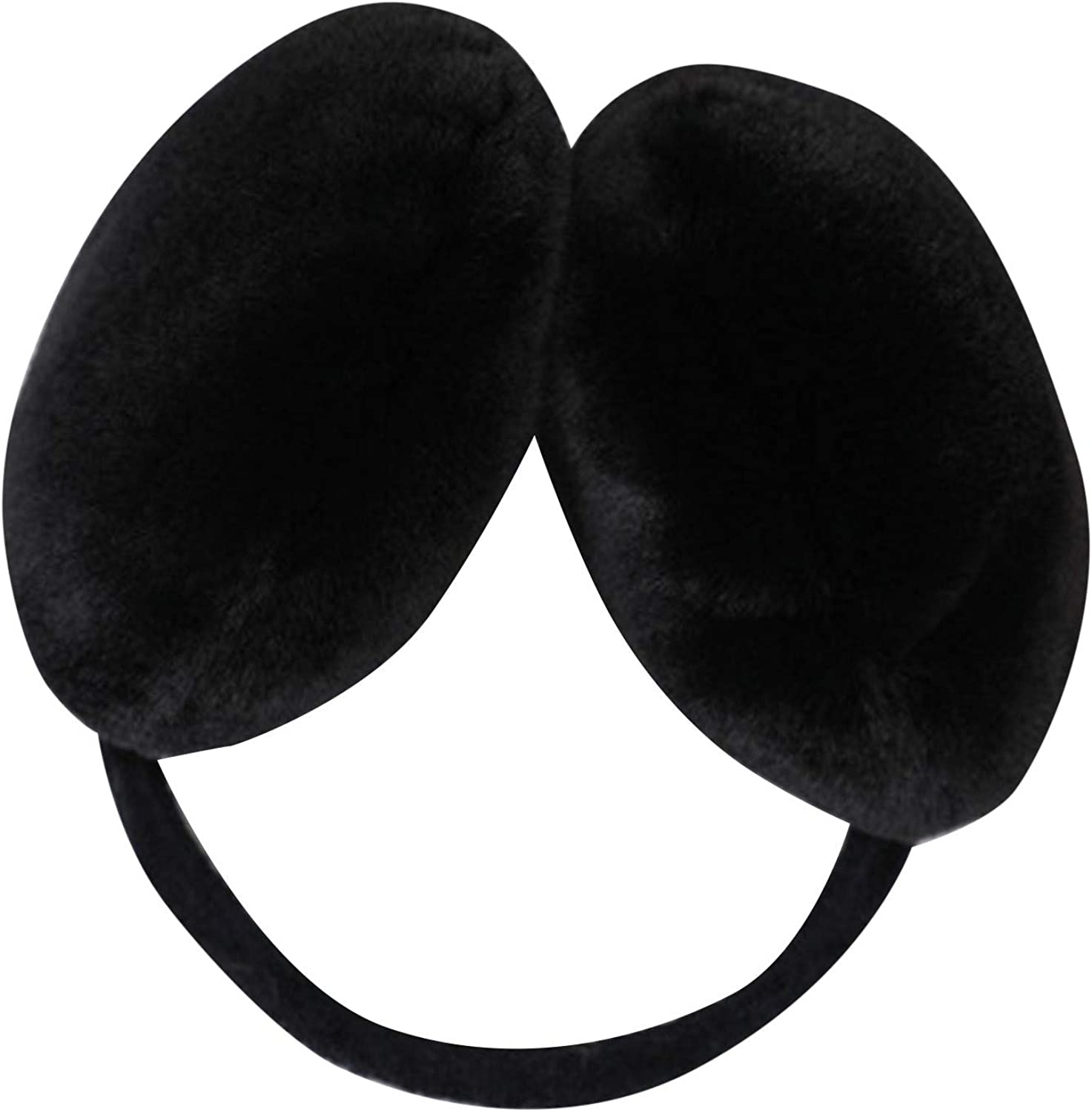 Cute Ear Muffs for Girls Boys.Winter Ear Warmers.Soft & Warm Cable Knit Furry Fleece Earmuffs