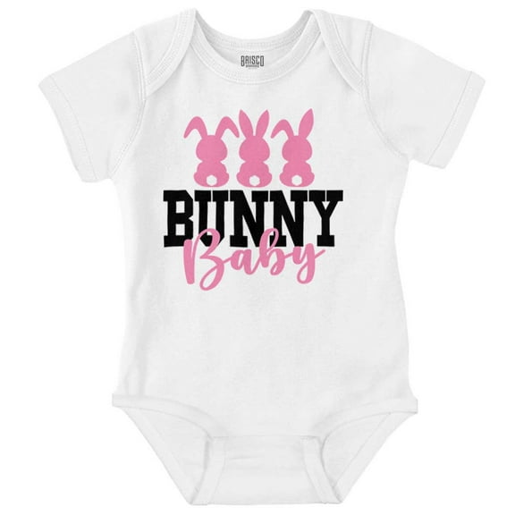 Cute Easter Bunny Baby Rabbit Tails Bodysuit Jumper Girls Infant Baby Brisco Brands 24M