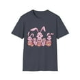 thumbnail image 1 of Cute Easter Bunny Colorful Eggs Graphic Family TShirt, 1 of 4