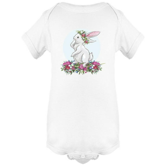 Cute Easter Bunny Design Bodysuit Infant -Image by Shutterstock, 6 Months