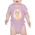 thumbnail image 1 of Cute Easter Bunny Garland Bodysuit Infant -Image by Shutterstock,  Newborn, 1 of 4