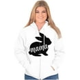 thumbnail image 1 of Cute Easter Bunny Mama Spring Rabbit Zip Hoodie Sweatshirt Women Brisco Brands S, 1 of 5