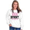 thumbnail image 1 of Cute Easter Bunny Mom Rabbit Tails Women Crewneck Sweatshirt Brisco Brands S, 1 of 5