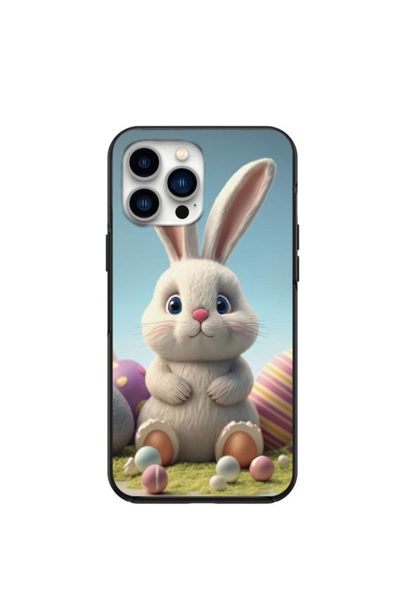 Cute Easter Bunny Phone Case for iPhone 7 8 X XS XR SE 11 12 13 14 Pro Max Mini Note 10 20 s10 s10s s20 s21 20 Plus Ultra