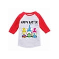 thumbnail image 1 of Cute Easter Bunny Shirt for Teens Age 4-18 Years Old Graphic Raglan Tee for Girls Boys Happy Easter Clothing for Youth, 1 of 4