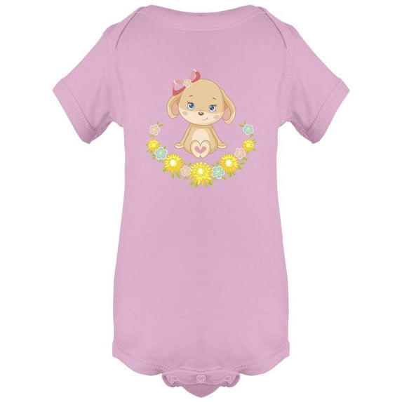 Cute Easter Bunny Sketch Bodysuit Infant -Image by Shutterstock, 24 Months