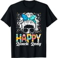 thumbnail image 1 of Cute Easter Day Gnome Love Lunch Lady Women Matching T-Shirt, 1 of 4