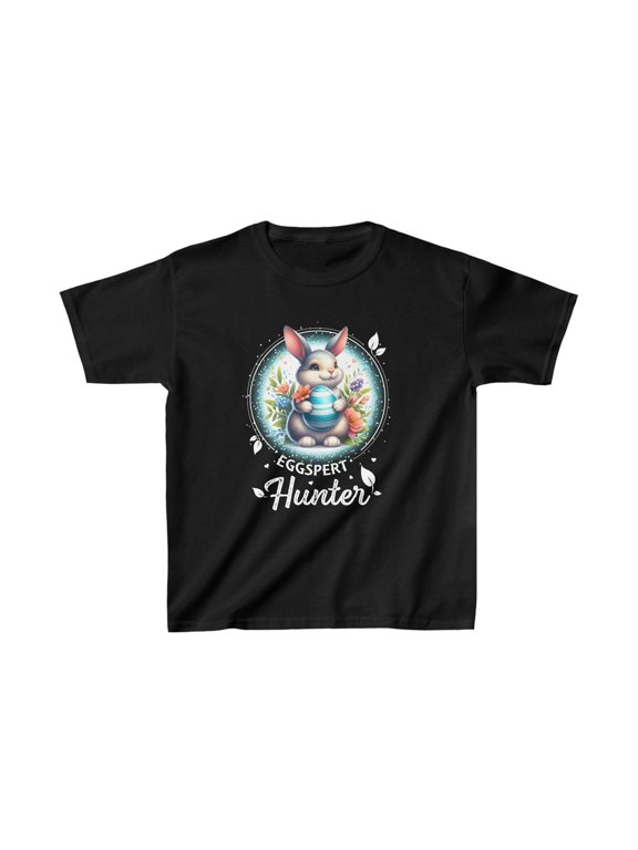 Cute Easter Egg Hunter Eggspert Rabbit Easter Shirts Easter Boys Tshirts