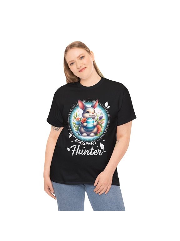 Cute Easter Egg Hunter Eggspert Rabbit Easter Shirts Easter Womens Plus Size Tops