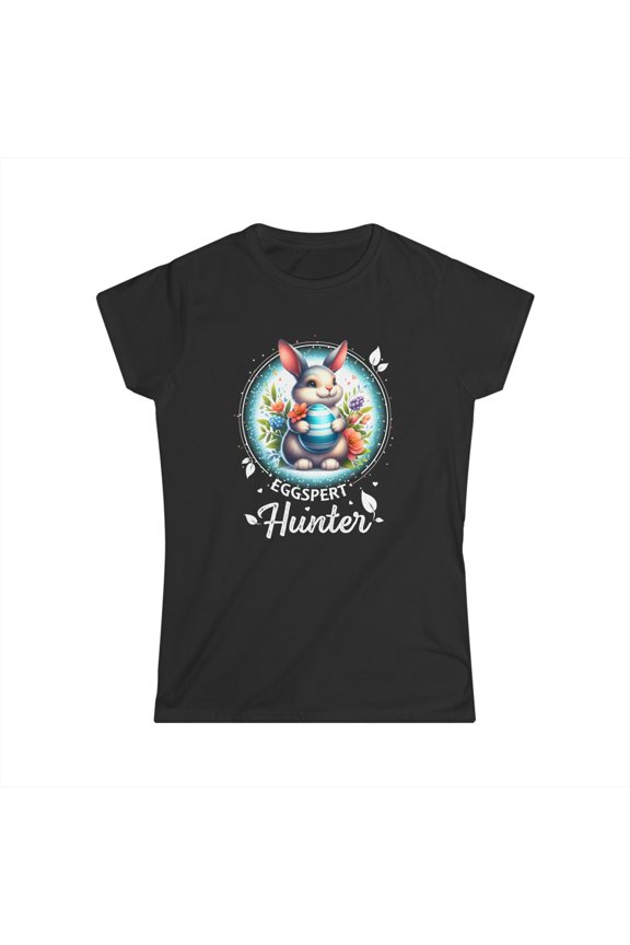 Cute Easter Egg Hunter Eggspert Rabbit Easter Shirts Easter Womens T Shirts