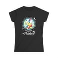 thumbnail image 1 of Cute Easter Egg Hunter Rabbit Bunny Shirts for Women Easter Womens Shirt, 1 of 5