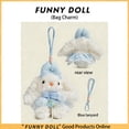 thumbnail image 1 of Cute Easter Floppy Ear Rabbit Plush Bag Charm Pendant,4.72" Lop-eared Plush Bag Charm,Backpack Pendant,Small Stuffed Animal,Keychain,Perfect As A Birthday Gift For Girls.N, 1 of 7