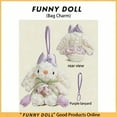 thumbnail image 1 of Cute Easter Floppy Ear Rabbit Plush Bag Charm Pendant,4.72" Lop-eared Plush Bag Charm,Backpack Pendant,Small Stuffed Animal,Keychain,Perfect As A Birthday Gift For Girls.H, 1 of 7