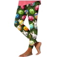 thumbnail image 1 of Cute Easter Outfits for Women High Waisted Compression Tight Leggings Bunny Eggs Printed Pants Running Gym Yoga Pants, 1 of 5